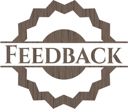 Feedback wood signboards