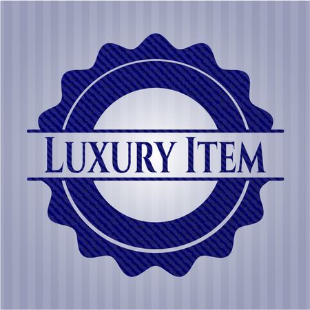 Luxury Item with denim texture