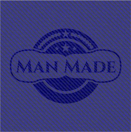 Man Made denim background