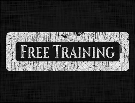 Free Training chalk emblem