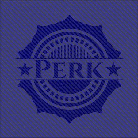 Perk with denim texture