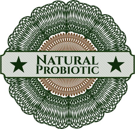 Natural Probiotic abstract rosette