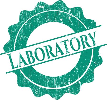 Laboratory rubber grunge texture seal