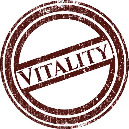Vitality rubber grunge texture seal