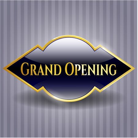 Grand Opening golden badge