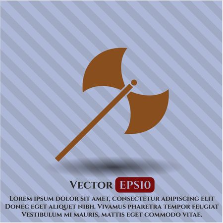 Medieval axe icon