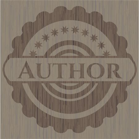 Author wooden emblem