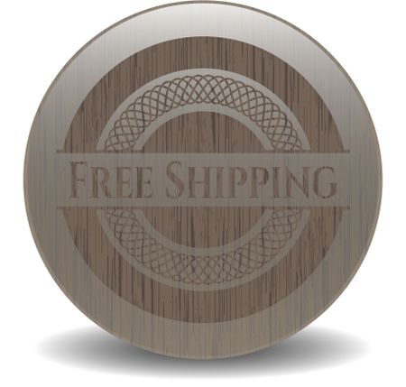Free Shipping retro style wooden emblem