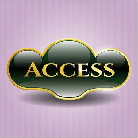 Access golden emblem or badge