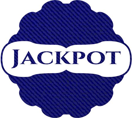 Jackpot denim background