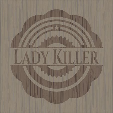 Lady Killer wood icon or emblem