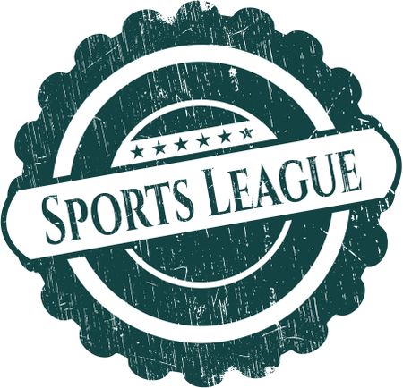 Sports League grunge style stamp