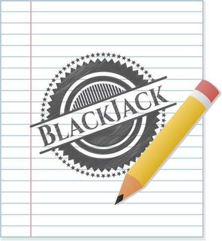BlackJack with pencil strokes