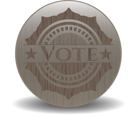 Vote wood signboards