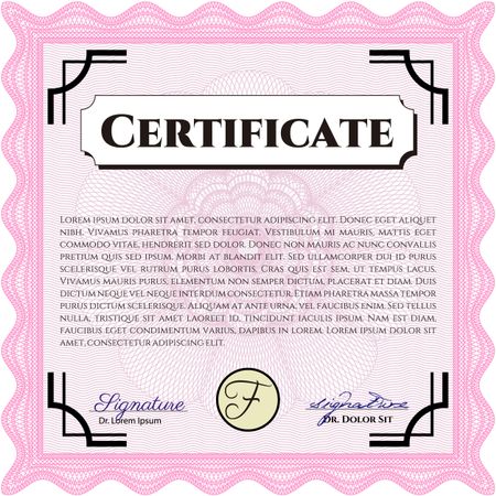 certificate template eps10 jpg of achievement diploma vector illustration design completion