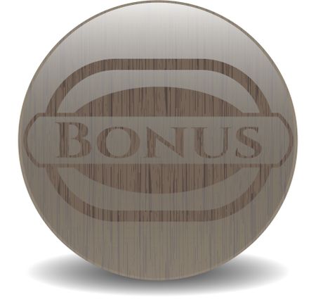 Bonus vintage wooden emblem