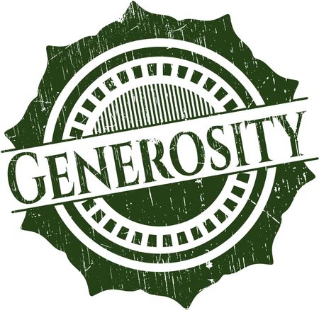 Generosity rubber grunge texture seal