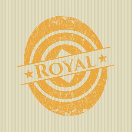 Royal grunge stamp
