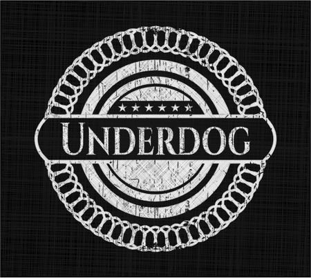 Underdog chalk emblem