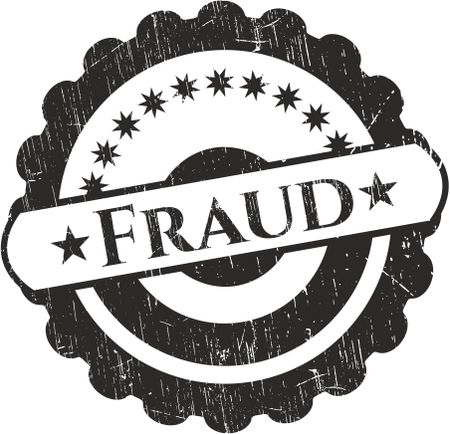 Fraud rubber grunge stamp