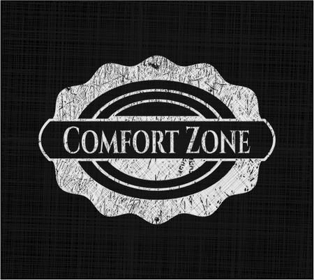 Comfort Zone chalkboard emblem