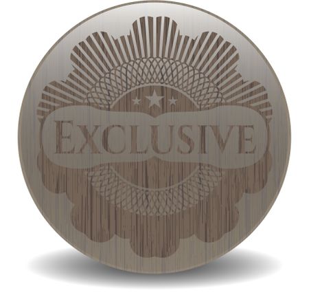 Exclusive wood emblem. Vintage.
