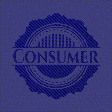 Consumer denim background