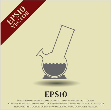 bong of marijuana icon vector symbol flat eps jpg app