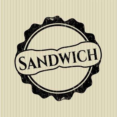 Sandwich rubber grunge texture seal