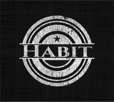 Habit chalk emblem