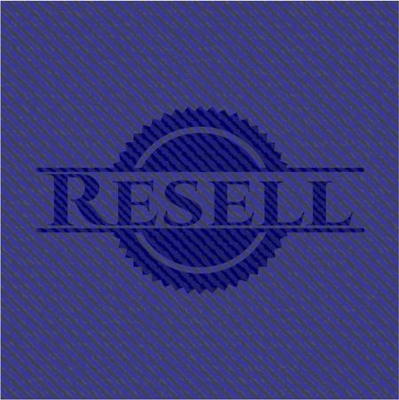 Resell with denim texture