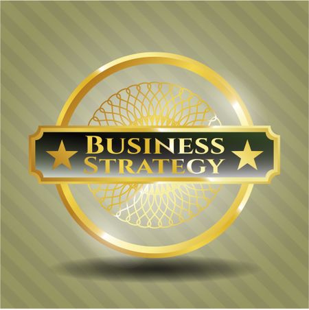 Business Strategy gold emblem