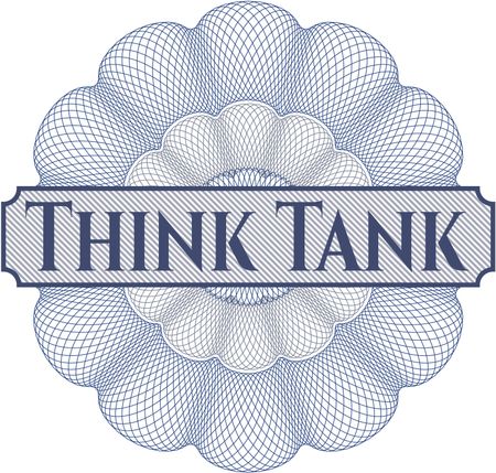 Think Tank rosette or money style emblem