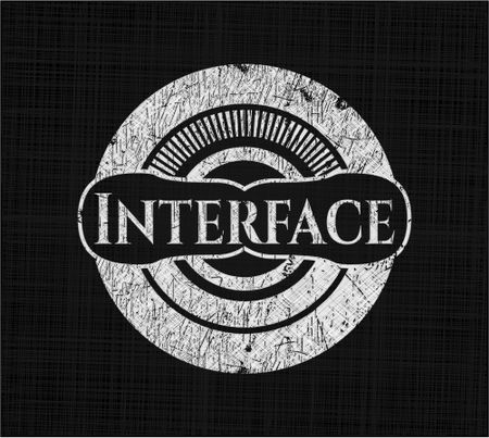 Interface chalkboard emblem