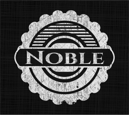 Noble chalkboard emblem