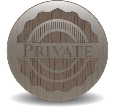 Private wooden signboards