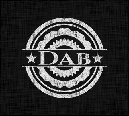 Dab chalkboard emblem