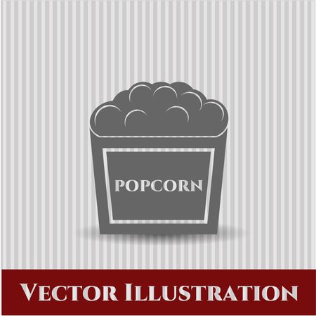 Popcorn icon or symbol