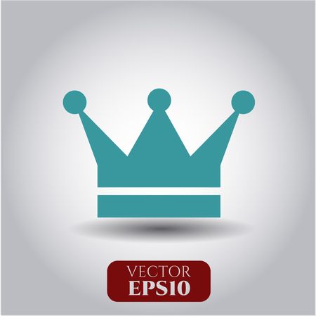 Crown icon vector symbol flat eps jpg app web concept website