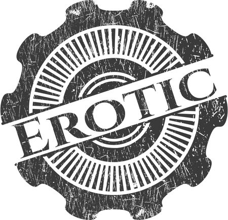 Erotic grunge style stamp