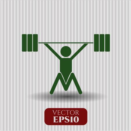 Snatch (Olympic Weightlifting) icon or symbol