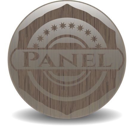Panel wood emblem