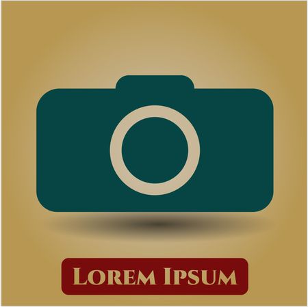 photo camera icon vector symbol flat eps jpg app web