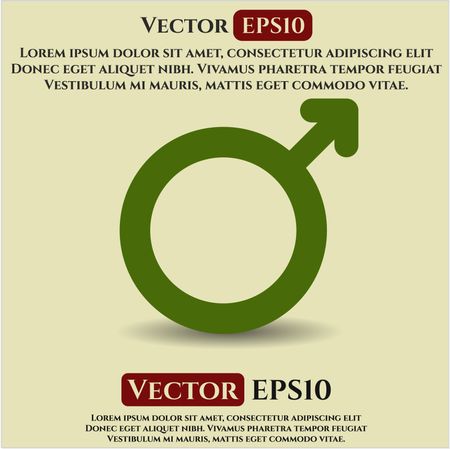 male icon vector symbol flat eps jpg app web concept website