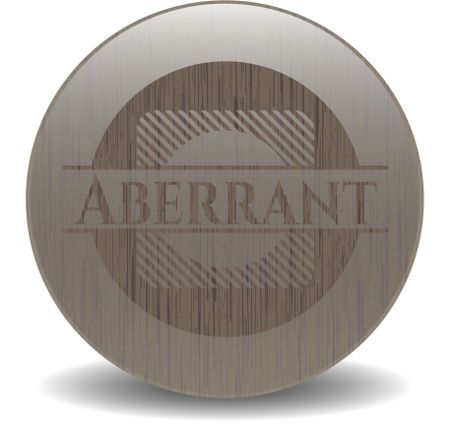 Aberrant retro style wood emblem