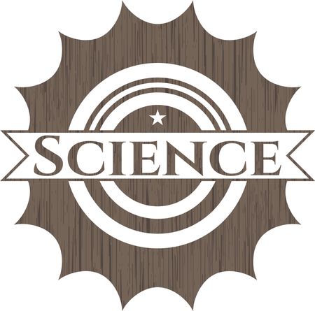 Science wooden signboards