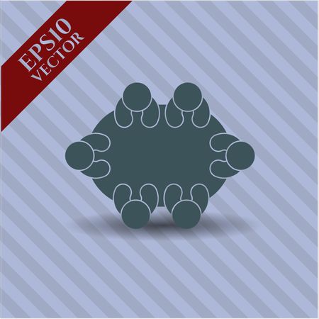Business Meeting (Teamwork) vector icon