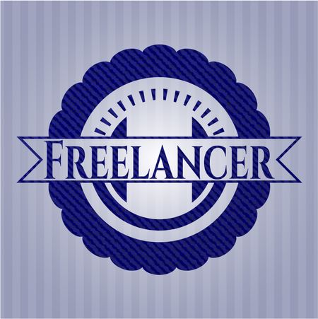 Freelancer with jean texture