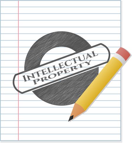 Intellectual property with pencil strokes