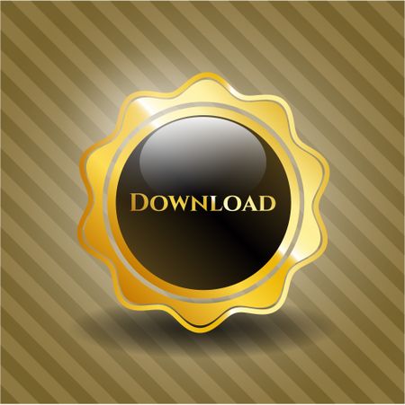 Download gold emblem or badge